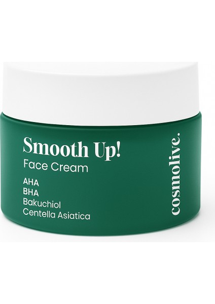 Yüz Kremi | Aha Bha ile Cilt Yenileme | Bakuchiol | Gözenek Sıkılaştırıcı | Karşıtı