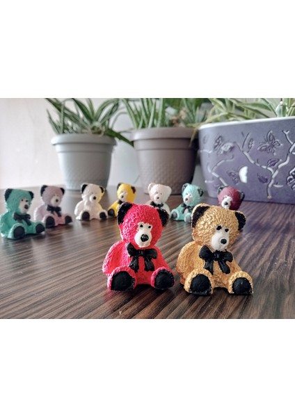 Dekoratif Küçük Ayıcık Doğum Hediyesi ve Baby Shower Hediyesi Biblo