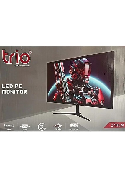 27 TR-27WS 1080P Vga+Hdmı LED Monitör (Kargo Ucretı Alıcıya Aıt)