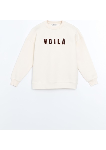 Yeni Sezon Baskılı Oversize Kadın Kalın Sweatshirt indirimleri