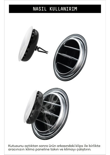 Araba Klima Kokusu, Spin Oto Kokusu 2'li Set, 90 Gün Etkili Araç Kokusu - Mystic | Angelic