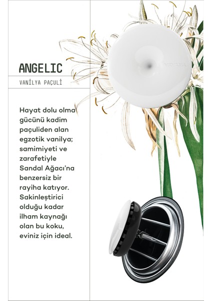 Araba Klima Kokusu, Spin Oto Kokusu 2'li Set, 90 Gün Etkili Araç Kokusu - Mystic | Angelic