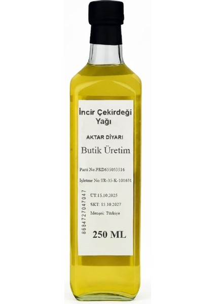 Incir Çekirdeği Yağı 250 ml fiyatları