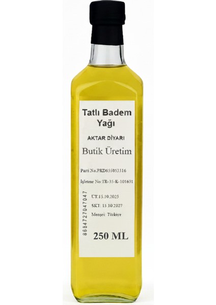 Tatlı Badem Yağı 250 ml fiyatları