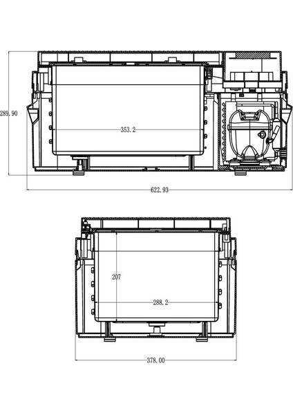 Araç Buzdolabı 20 LİTRE 12/24/220 V