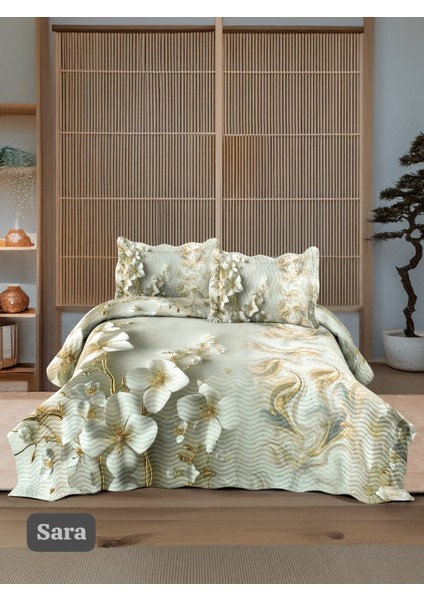 Örtüm Çift Kişilik Kapitone Yatak Örtüsü