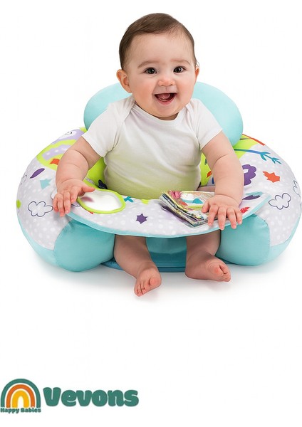 Happy Cloud Destekli Bebek Oturma Minderi