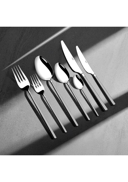 Gloria Saten 12 Kişilik 84 Parça Kutulu Çatal Kaşık Bıçak Takımı