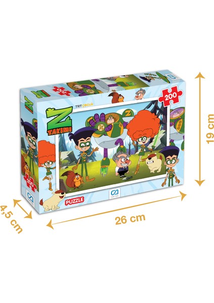 Z Takımı - 200 Parçalı Puzzle