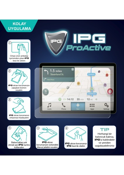 Pax A80 Smartpos 4" Ekran Için 9h Nano Proactive Ekran Koruyucu