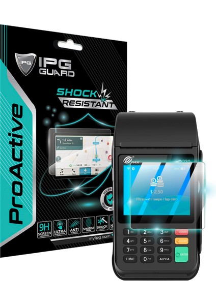 Pax D230 Mobilpos 2.8" Ekran Için 9h Nano Proactive Ekran Koruyucu