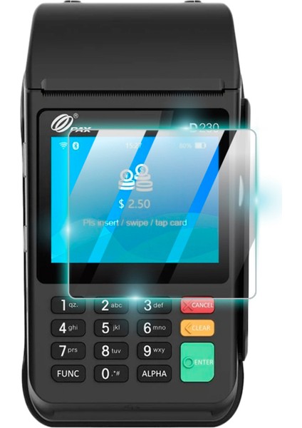 Pax D230 Mobilpos 2.8" Ekran Için 9h Nano Proactive Ekran Koruyucu fiyatları