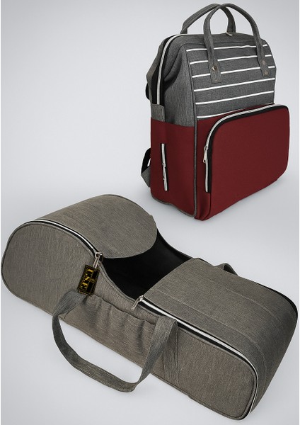 Bebek Bakım Çantası + Portbebe Set - 2 li set