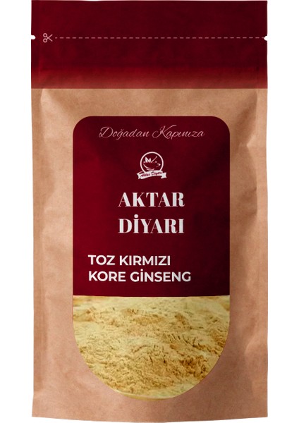 Kore Kırmızı Ginseng Toz Panax 500 gr