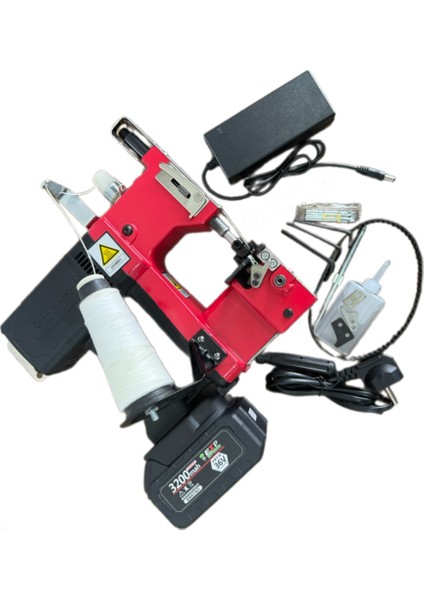 Şarjlı Çuval Ağzı Dikiş Makinesi Taşınabilir Yağ Iğne Seti Tek Bobin fiyatları