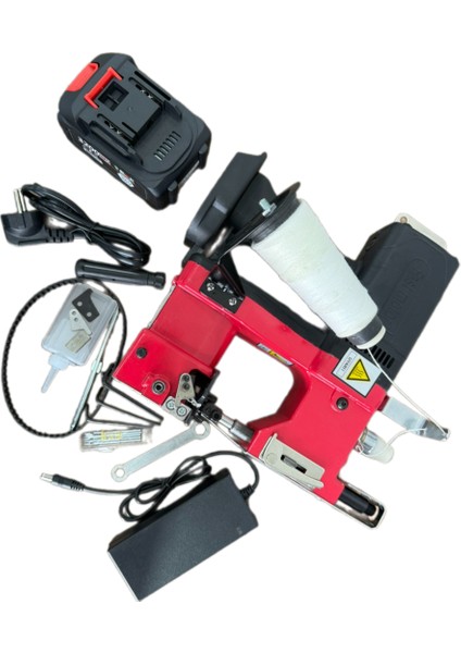 Şarjlı Çuval Ağzı Dikiş Makinesi Taşınabilir Yağ Iğne Seti Tek Bobin indirimleri