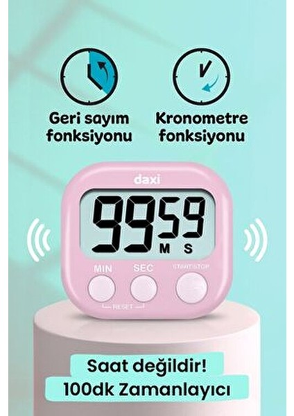 TX-100 Pembe Kronometre fırsatları