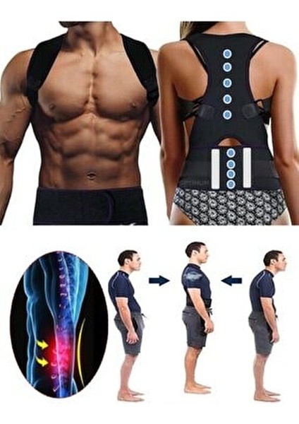 Manyetik Dik Durmak Için Korse Ortopedik Kamburlu Önleyici Bayan Erkek Dik Durus Bel Sırt Korsesi fiyatları