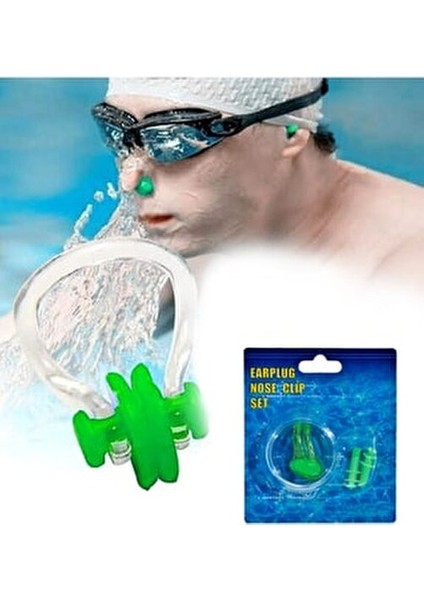 Su ve Ses Geçirmez Kulak Burun Tıkaç Seti Yüzme Duş ve Uyku İçin Uygun