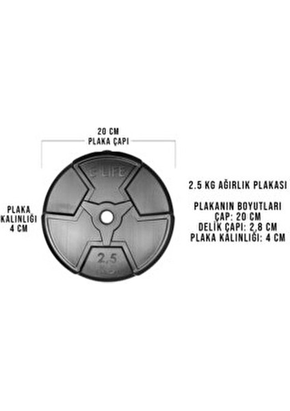 36 Kg (2 X 18 Kg) Dambıl Seti