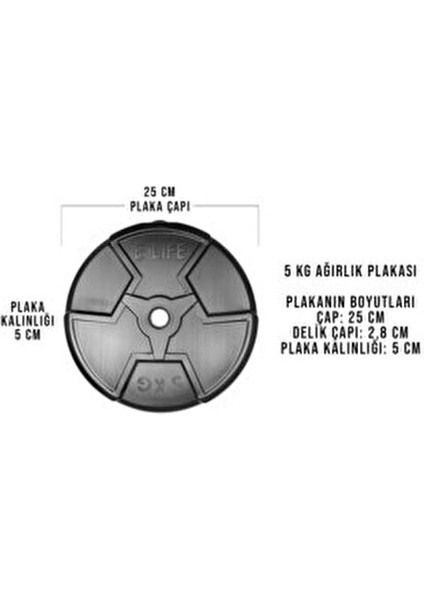 36 Kg (2 X 18 Kg) Dambıl Seti