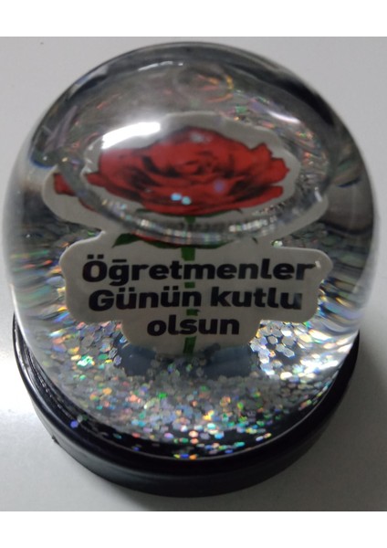 öğretmenler günü ıçin cam biblo küre
