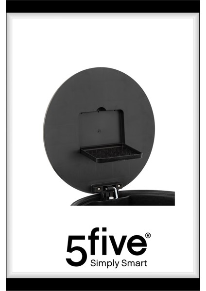 Delta 30 L Pedallı Çöp Kovası Kil Beyazı | Yavaş Kapanma, Aktif Karbon Filtre, 39×33×62 cm ,Kolay Temizlik Çıkarılabilir Yıkanabilir İç Sepet modelleri