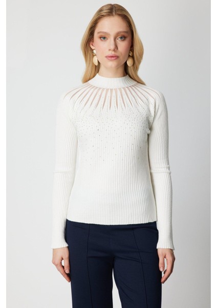 60388 Onteks Kazak Önü Taşlı Dik Yaka