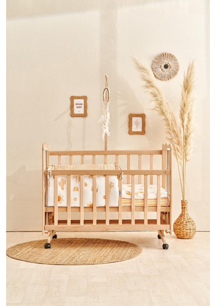 Boho Bebek Yatak Koruyucusu (35X210)