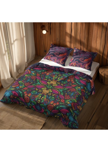 Polychrome / Narcos Çift Taraflı Nevresim Takımı 200 cm x 220 cm