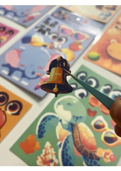 Mobilize Summer Sevimli Hayvan Giydirme 6 Yaprak 111 Adet Sticker Seti/etiket/çıkartma fiyatları