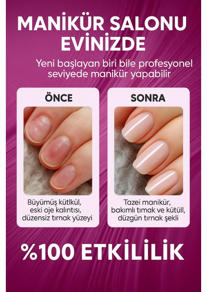 Şarjlı Manikür Pedikür Seti 5 Kademeli Hız Ayarlı, LED Ekranlı Sessiz & Güçlü 12000 Devirli indirimleri