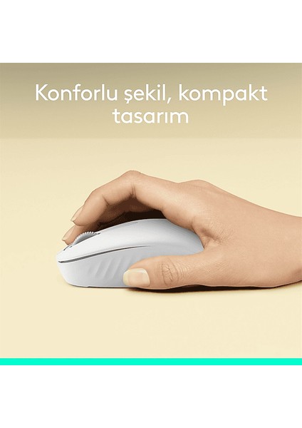 Logıtech MK250 Kablosuz Bluetooth Kablosuz Klavye ve Mouse Seti Beyaz