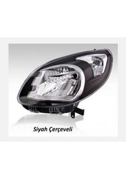 Mtxdpn Komple Far Sol Motorlu [ Renault Kangoo 13 - Siyah Çerçeveli ]