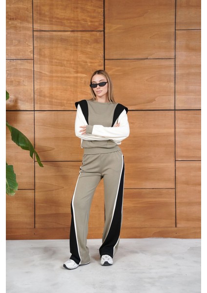 Renk Bloklu Bordo Siyah Beyaz Spor Takımı modelleri