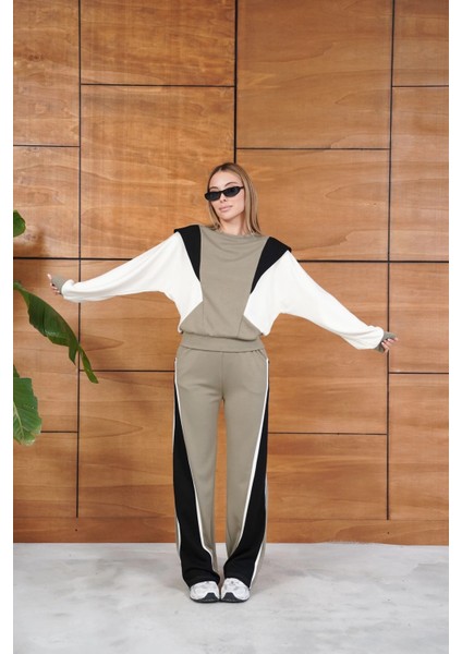 Renk Bloklu Bordo Siyah Beyaz Spor Takımı