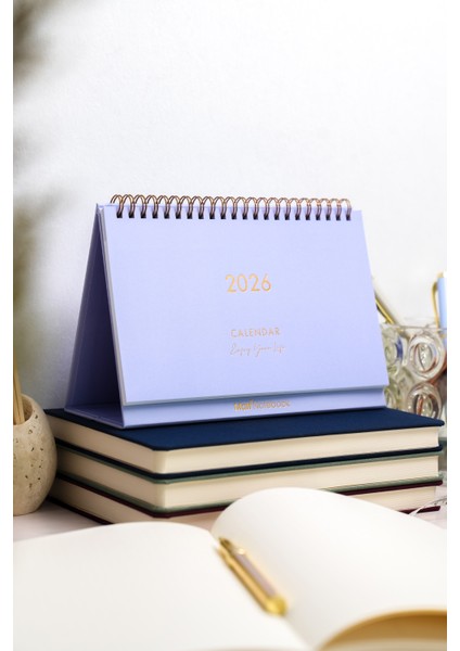 2026 Masaüstü Planlayıcı Takvim Lila