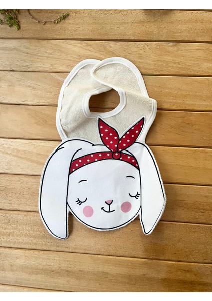 Tavşanlı Önlük Üstü Yumuşak Havlu Su Geçirmez Önlük