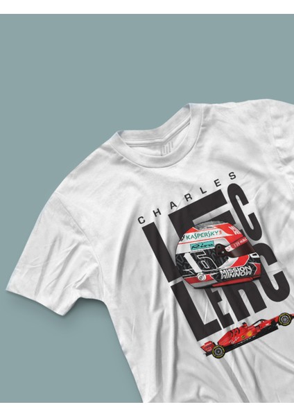 Charles Leclerc Kask T-Shirt fiyatları
