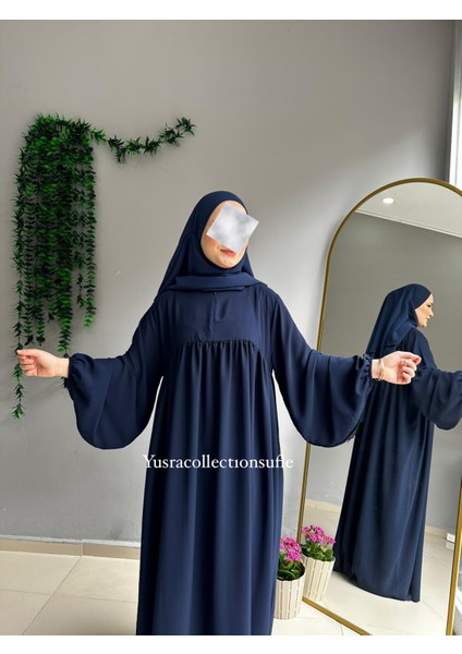 Ferace Tesettür Menekşe Elbise