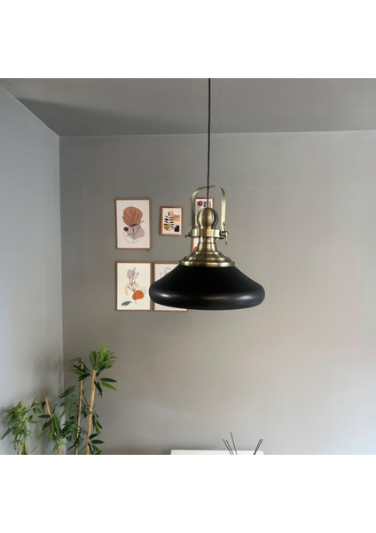 Solitra Siyah Tekli Avize Eskitme Başlık Sarkıt Ofis Showroom Salon Mutfak Avizeleri modelleri