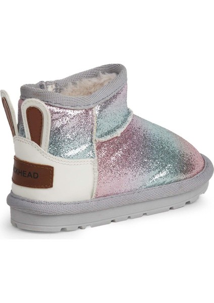 Shasta Kız Çocuk Gri Renk Içi Kürklü Simli Fermuarlı Bot (21-30 Numara) indirimleri