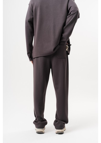 Erkek Modal Baggy Eşofman Altı Füme fırsatları