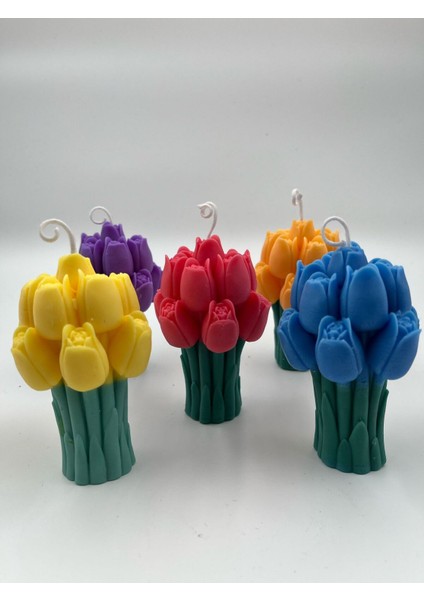 Narin Lale Doğal Mum modelleri