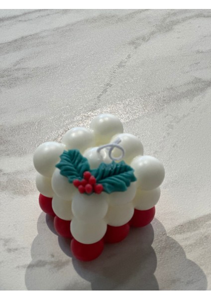 Yılbaşı Bubble Mum - Iki Renkli Tek Bubble Mum