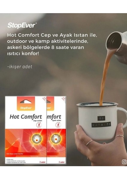Hot-Comfort 8 Saat Etkili Ayak Isıtıcı Pad 1x2'li Paket