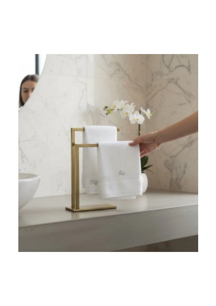 Mat Antik Gold Set Üstü Havluluk Aksesuarlık Mat Gold Havluluk Pirinç Malzeme fiyatları