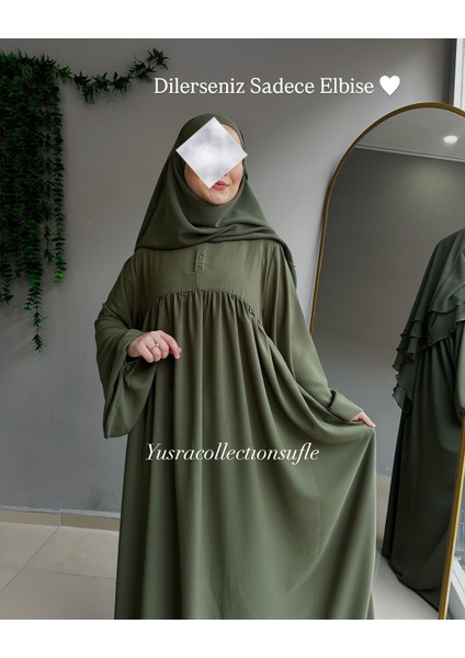 Ferace Tesettür Menekşe Elbise