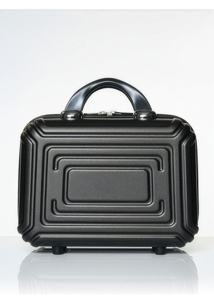 Altuğ Model Siyah Renk Abs Makyaj Çantası El Valizi modelleri