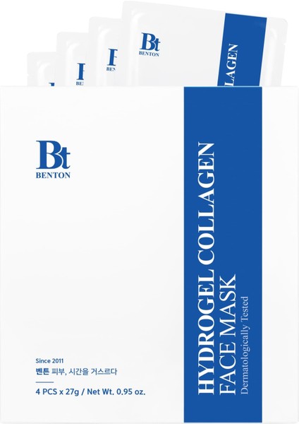 Hydrogel Collagen Face Mask 4 Adet - Kolajen Içerikli Hidrojel Yüz Maskesi